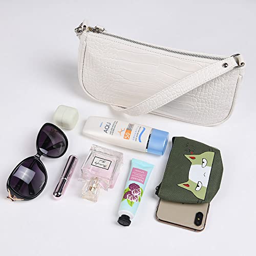 Aucuu Retro Crocodile Print Mini Shoulder Handbag