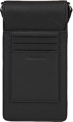 Calvin Klein Damen Xbody Handy-Tasche Tech-Zubehör, Ck Schwarz