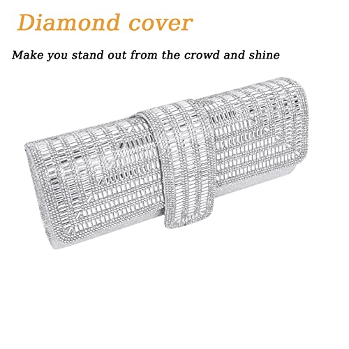 Sparkly Crystal Rhinestone Clutch Bag for Women
