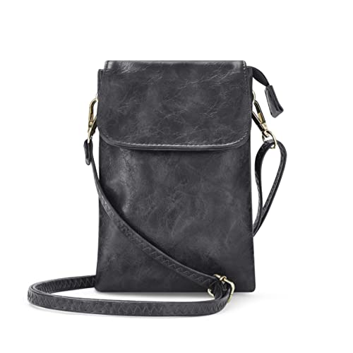 Woodland Leathers Vegan Leather Crossbody Phone Bag