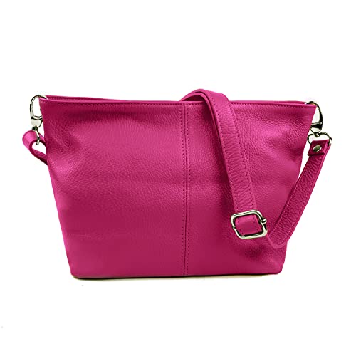 Woodland Leather Damen Designer Handtasche - Schwarzes Echtleder