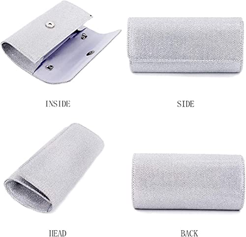 Vidfye Sparkling Envelope Clutch for Wedding or Party