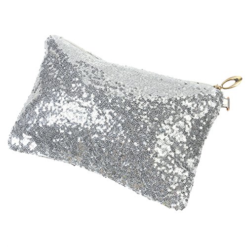 Silver Glitter Bag: Fashionable Designer Handbag for Women
