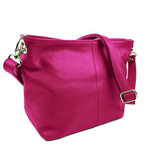 Woodland Leather Damen Designer Handtasche - Schwarzes Echtleder