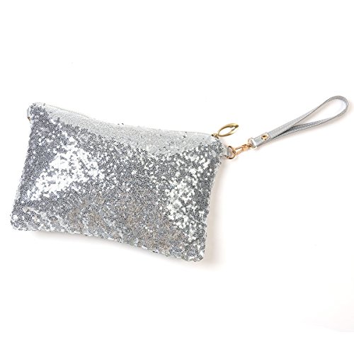 Silver Glitter Bag: Fashionable Designer Handbag for Women