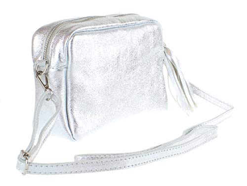 Silver Tassel Crossbody Bag for Stylish Women