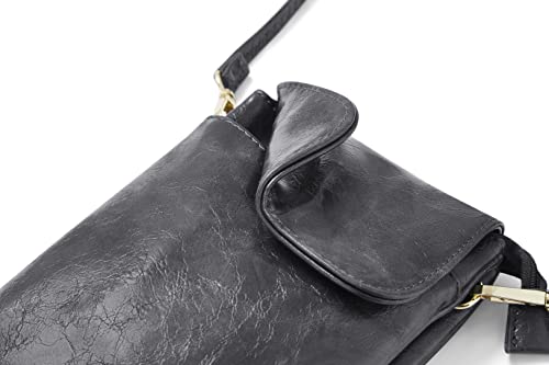 Woodland Leathers Vegan Leather Crossbody Phone Bag