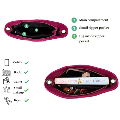 Woodland Leather Damen Designer Handtasche - Schwarzes Echtleder