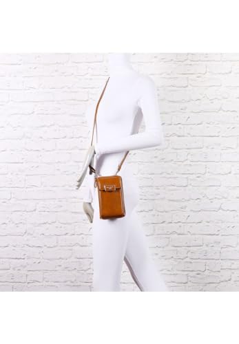 Stylish Camel Mini Smartphone Shoulder Bag - iPhone Compatible