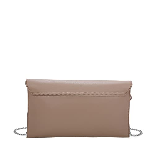 Craze London Envelope Clutch Bag - Silver