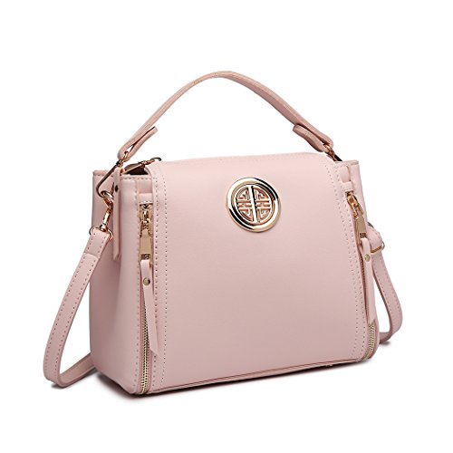 Elegant Pink Designer Shoulder Handbag by Miss Lulu