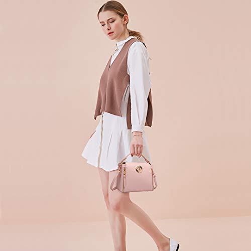 Elegant Pink Designer Shoulder Handbag by Miss Lulu