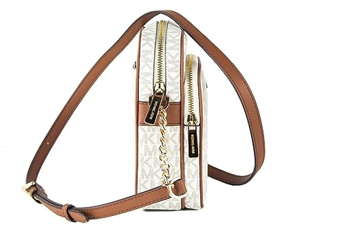 Michael Kors Logo Chain Crossbody Bag (Vanilla)