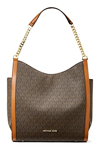 MICHAEL KORS Newbury Signature Shoulder Bag, Medium Brown