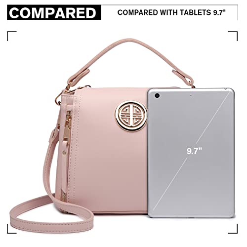 Elegant Pink Designer Shoulder Handbag by Miss Lulu
