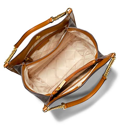 MICHAEL KORS Newbury Signature Shoulder Bag, Medium Brown
