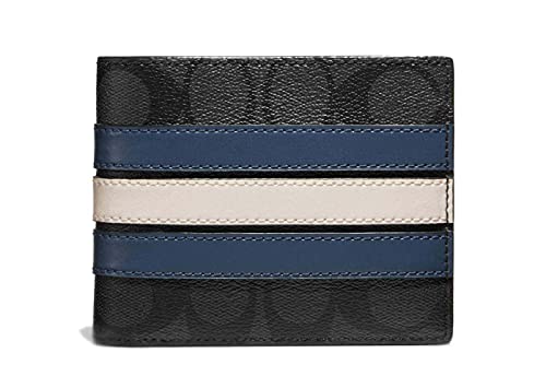 Coach Men's Signature Canvas 3-In-1 Wallet - Varsity Stripe