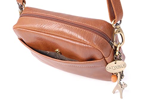 Catwalk Collection Cuir Handbag - Petit Sac Femme