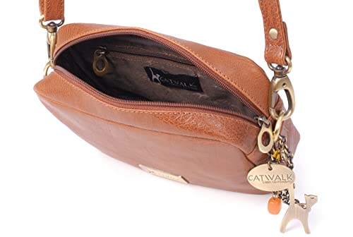 Catwalk Collection Cuir Handbag - Petit Sac Femme