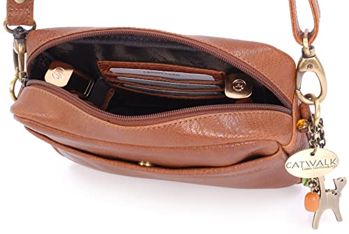Catwalk Collection Cuir Handbag - Petit Sac Femme