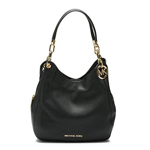 Michael Kors Black Large Chain Shoulder Tote Bag
