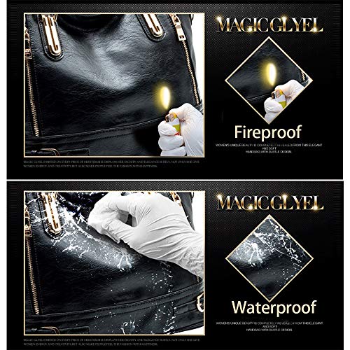Women's Leather Designer Handbags with Multi Pockets