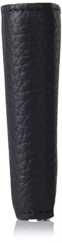 Men's Black Pebbled Leather Wallet by BOSS