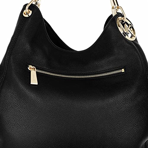 Michael Kors Black Large Chain Shoulder Tote Bag