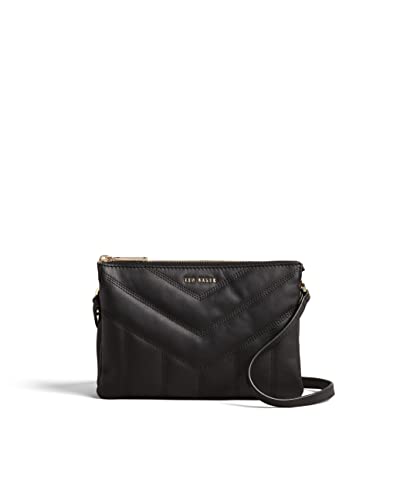 AYASINI Black Quilted Puffer Crossbody Designer Handbag