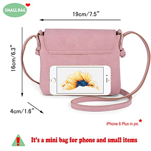 Pink Mini Crossbody with Anti-Theft Lock - Designer Handbag