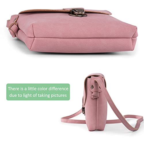 Pink Mini Crossbody with Anti-Theft Lock - Designer Handbag