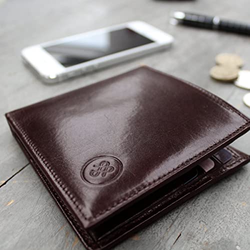 Maxwell Scott Men's Leather Bifold Wallet | The Vittore