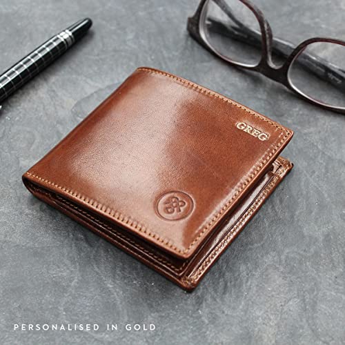 Maxwell Scott Men's Leather Bifold Wallet | The Vittore