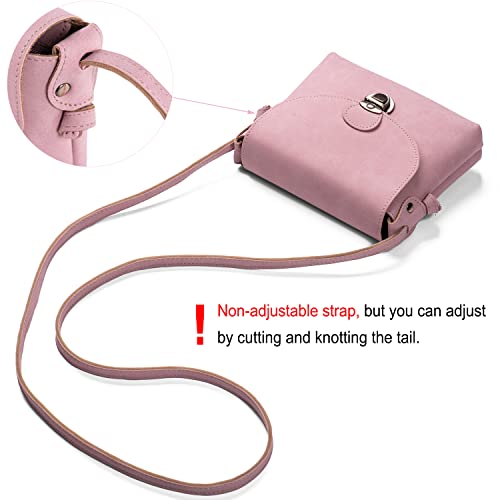 Pink Mini Crossbody with Anti-Theft Lock - Designer Handbag