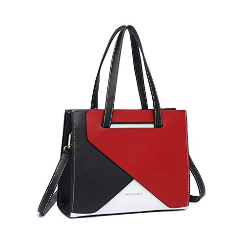 Stylish Miss Lulu Handbag with Adjustable Strap- Colorful Design