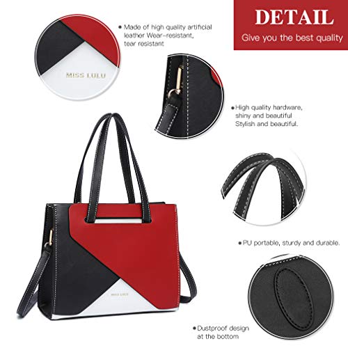 Stylish Miss Lulu Handbag with Adjustable Strap- Colorful Design