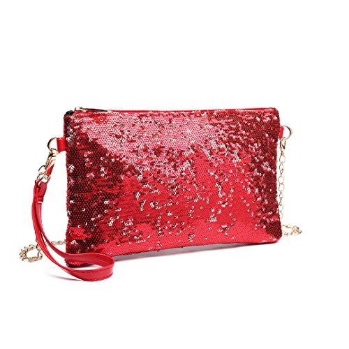 Shimmering Sequins: Miss Lulu Mini Crossbody Bag for Women