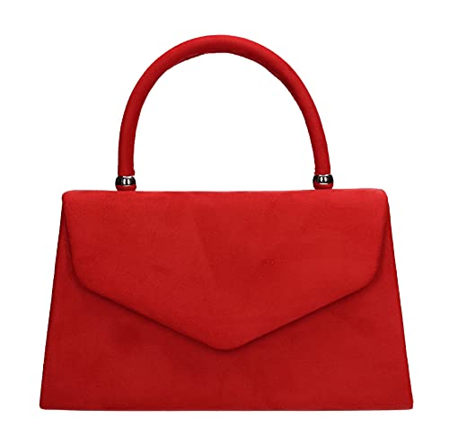SwankySwans Kendall Velvet Envelope Womens Clutch Bag