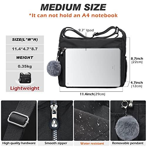 Stylish Crossbody Bag: Multi-pocket Designer Handbag for Women