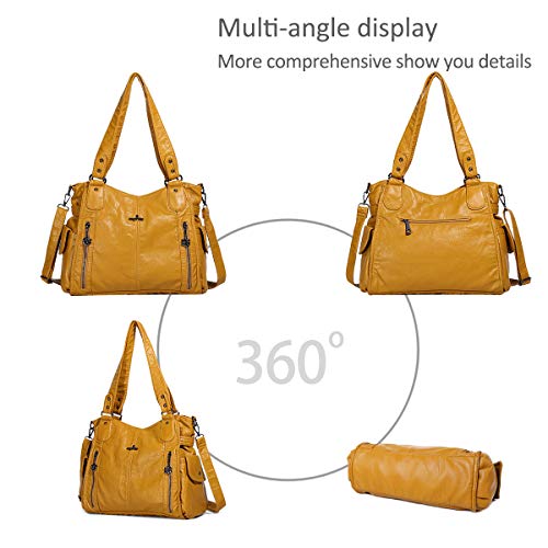 Nicole & Doris White Leather Designer Shoulder Bag