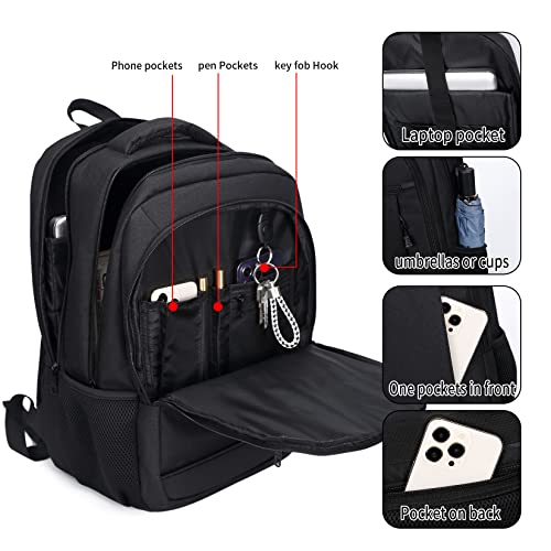 QINOL Travel Laptop Backpack with USB Charging Port