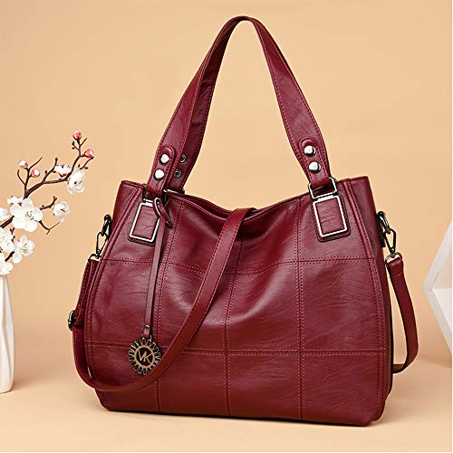 Sacmill Leather Handbags: Large Capacity Top Handle Design
