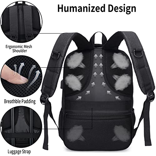 QINOL Travel Laptop Backpack with USB Charging Port