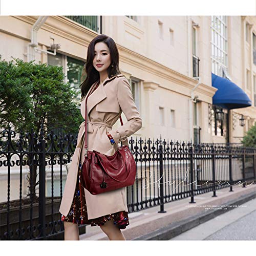 Sacmill Leather Handbags: Large Capacity Top Handle Design