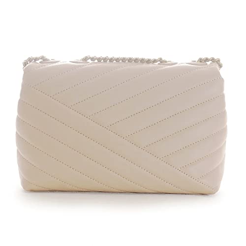 Tory Burch Kira Chevron Small Shoulder Bag, Light Celeste