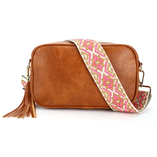 Fashional Brown Crossbody Bag - Perfect for Daily Use