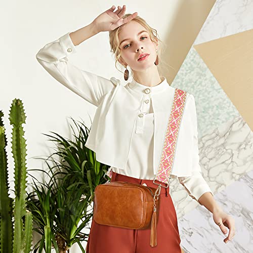Fashional Brown Crossbody Bag - Perfect for Daily Use