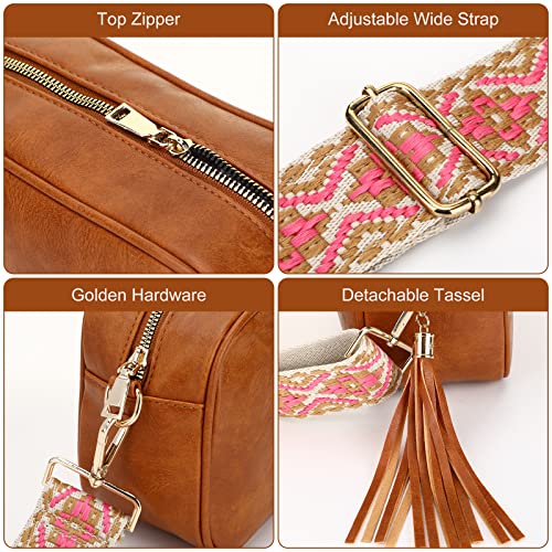 Fashional Brown Crossbody Bag - Perfect for Daily Use