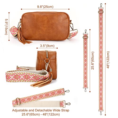 Fashional Brown Crossbody Bag - Perfect for Daily Use