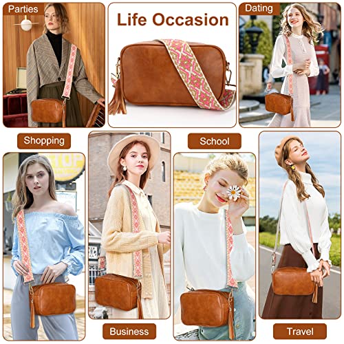 Fashional Brown Crossbody Bag - Perfect for Daily Use